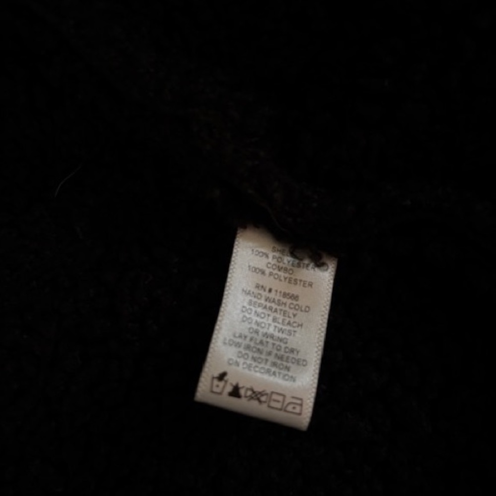 Black Sherpa-Lined Jacket - Picture 3 of 4